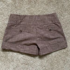 Brown Dress Shorts